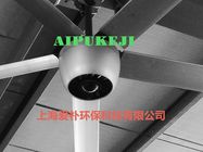 Enerji Tasarrufu Fırçasız Tavan Fanı Hava Soğutucu Dev Alüminyum Bıçak Tavan Fanı