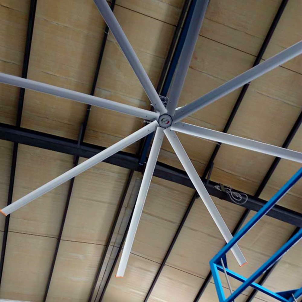 Elektrik Atölyesi Metal Bıçak Tavan Fanı, 22 FT Endüstriyel Mağaza Tavan Vantilatörleri