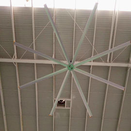 Düşük Gürültü Hava Soğutma Tavan Fanı, HVLS Büyük Endüstriyel Fabrika Tavan Vantilatörleri